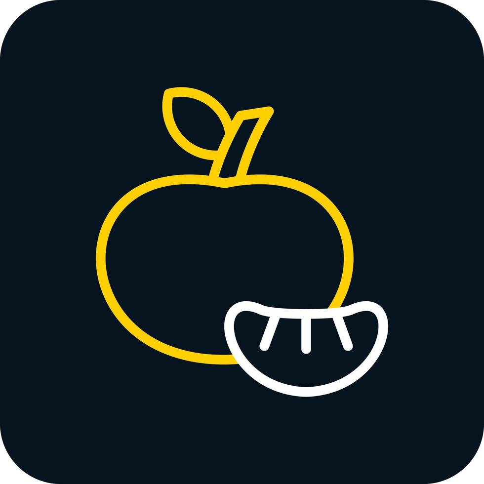 Tangerine Vector Icon Design