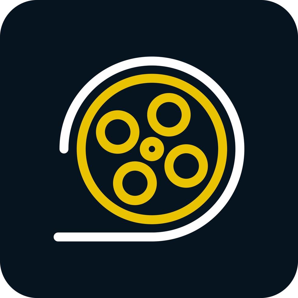 Film Reel Vector Icon Design