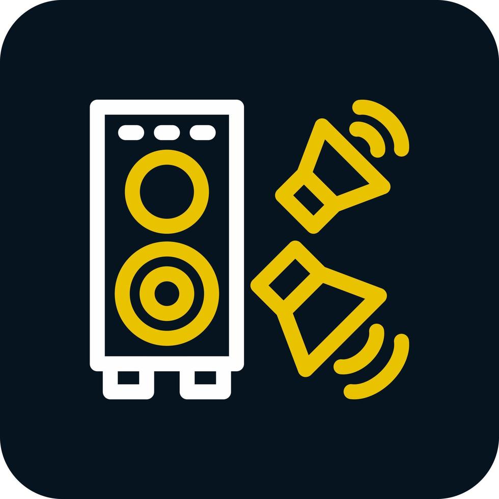 Loudspeaker Vector Icon Design