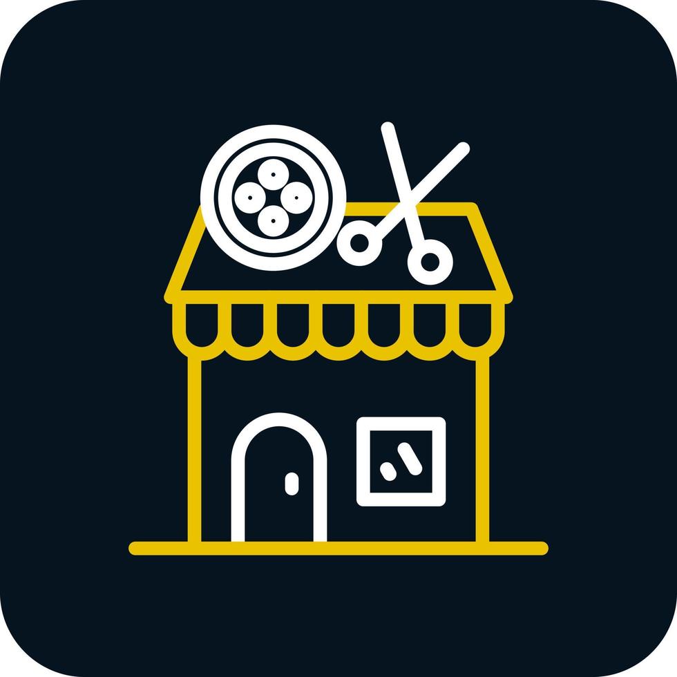 Tailor Shop Vector Icon Design