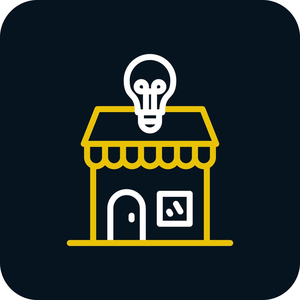 Electronics Shop Vector Icon Design