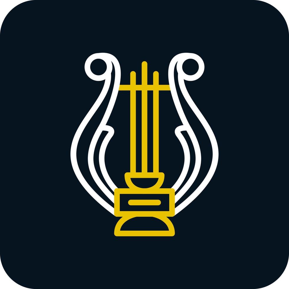 Lyre Vector Icon Design