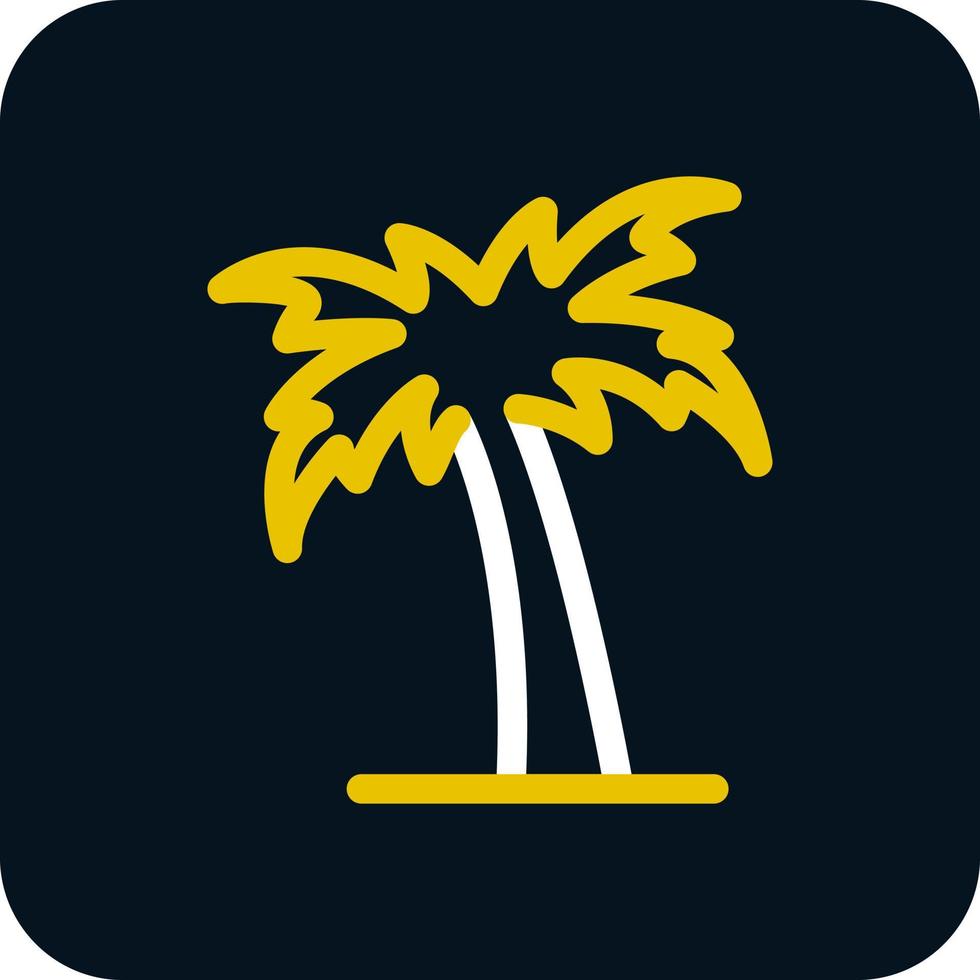 diseño de icono de vector de árbol de dubai