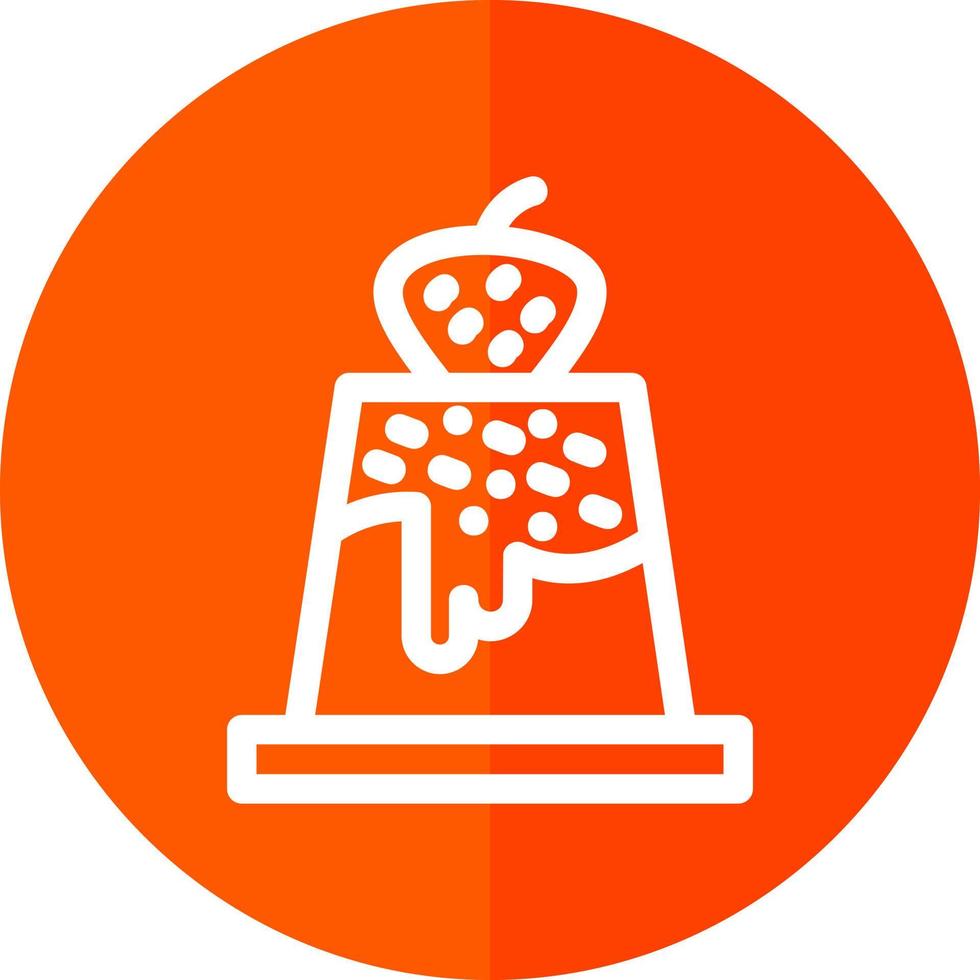 Pudding Vector Icon Design