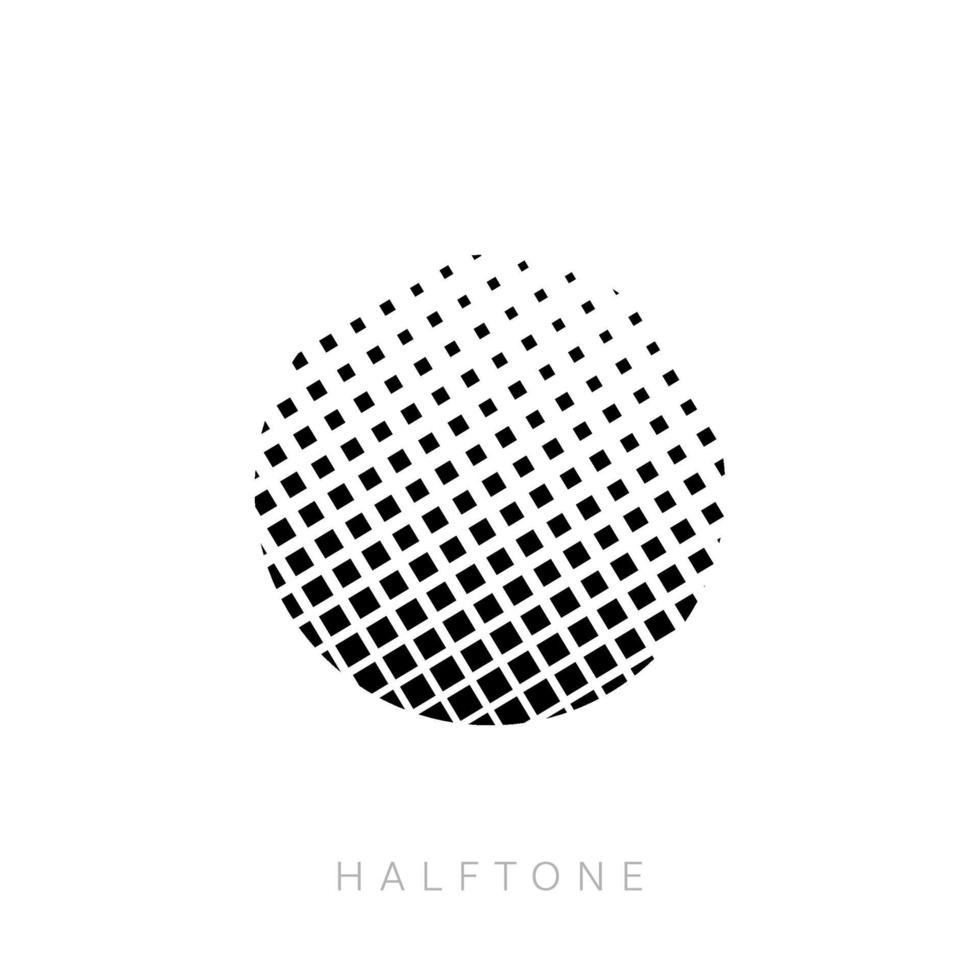 Halftone vector design, for background, retro, cartoon elements.