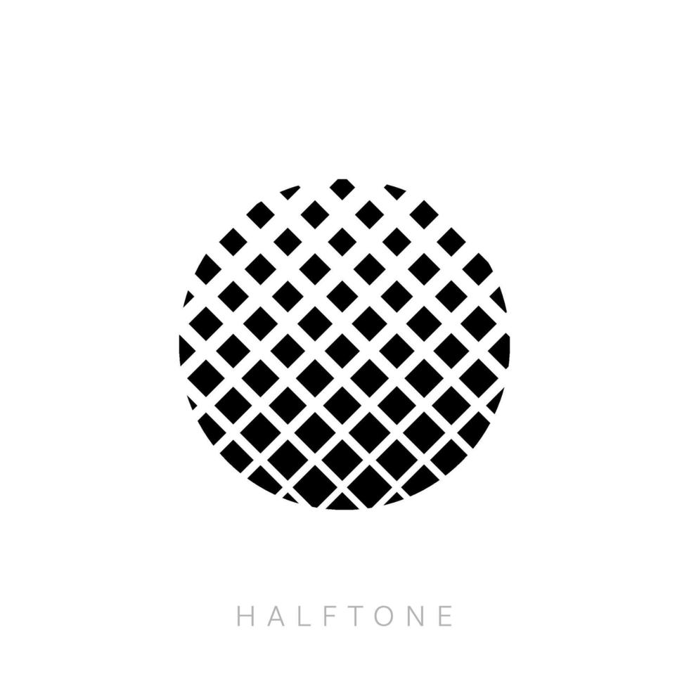 Halftone vector design, for background, retro, cartoon elements.