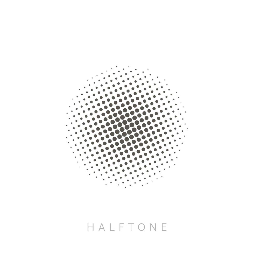 Halftone vector design, for background, retro, cartoon elements.