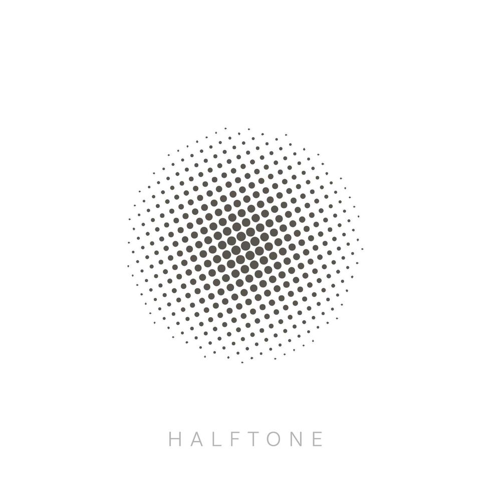 Halftone vector design, for background, retro, cartoon elements.