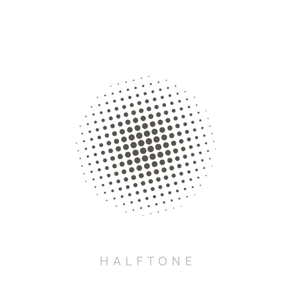 Halftone vector design, for background, retro, cartoon elements.