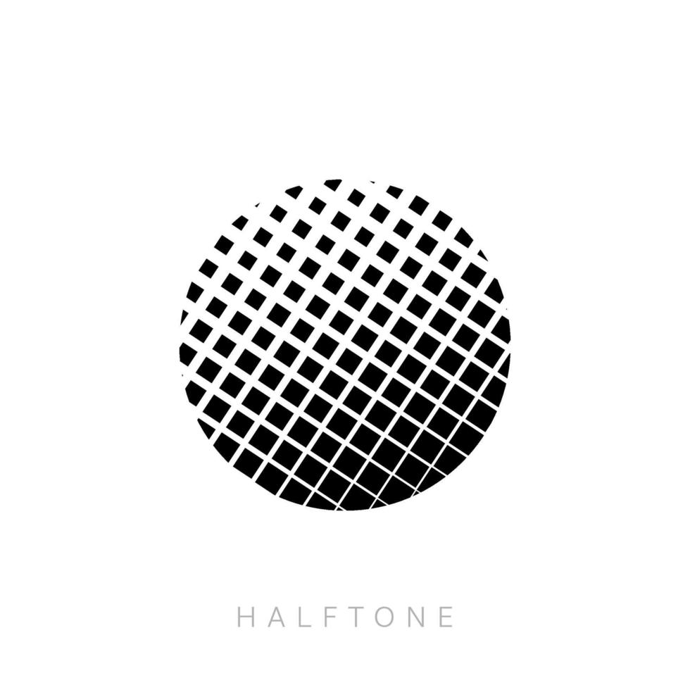 Halftone vector design, for background, retro, cartoon elements.