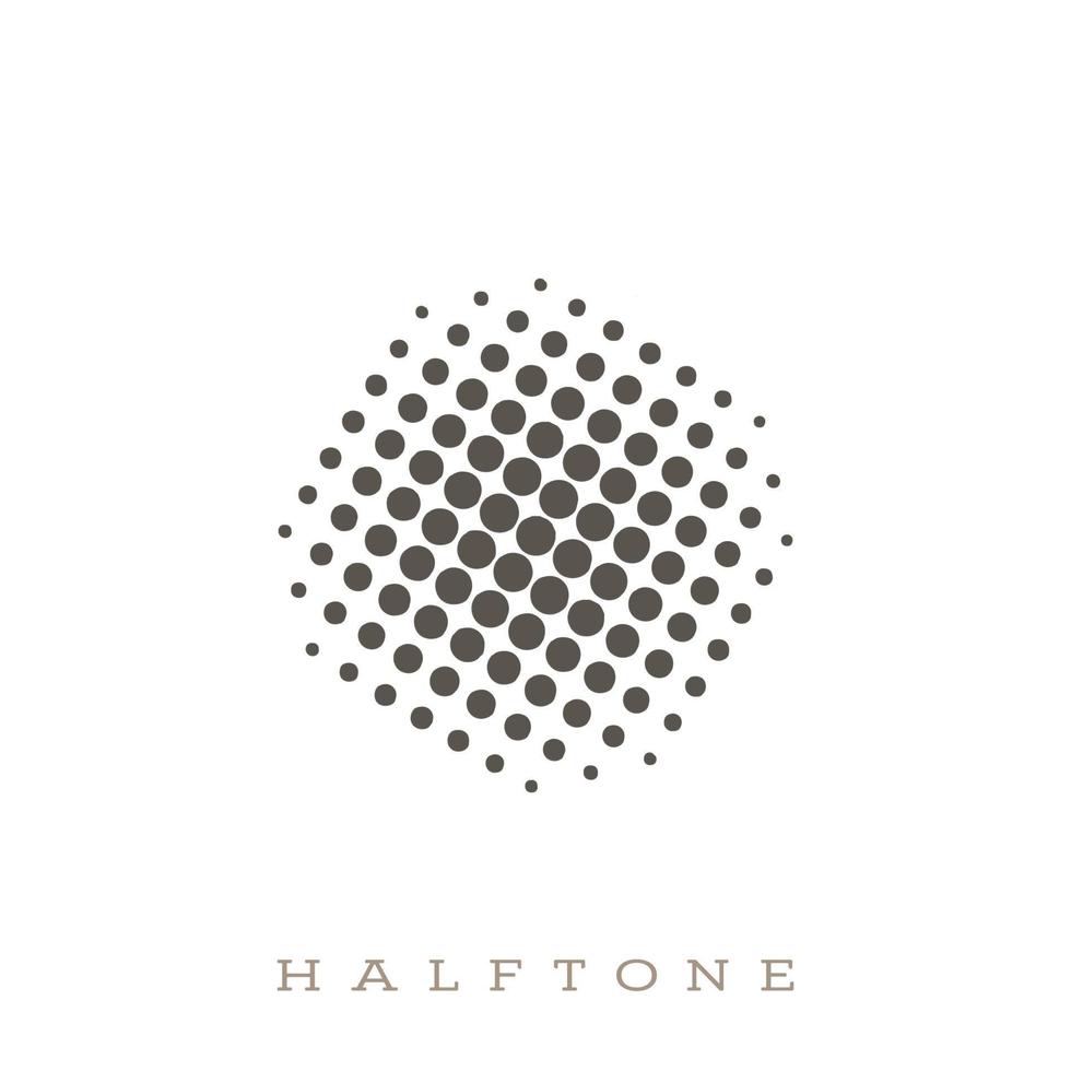 Halftone vector design, for background, retro, cartoon elements.