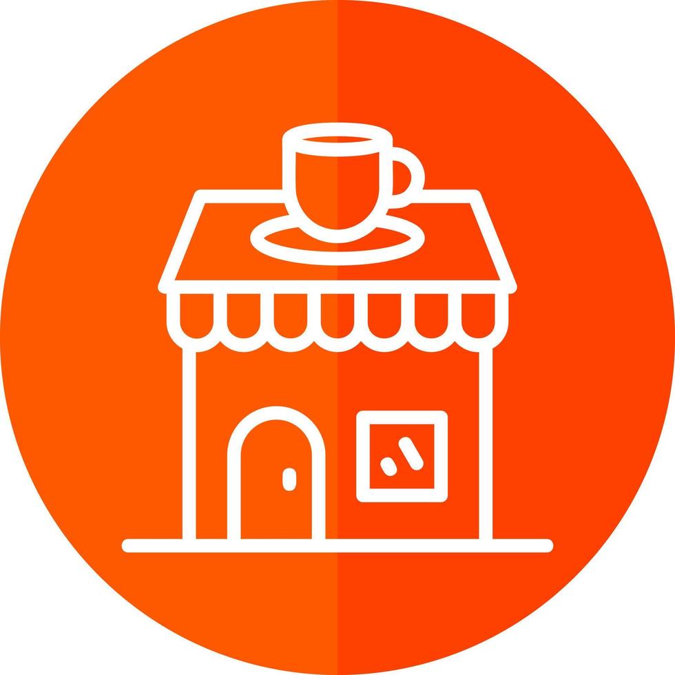 Coffee Shop Vector Icon Design