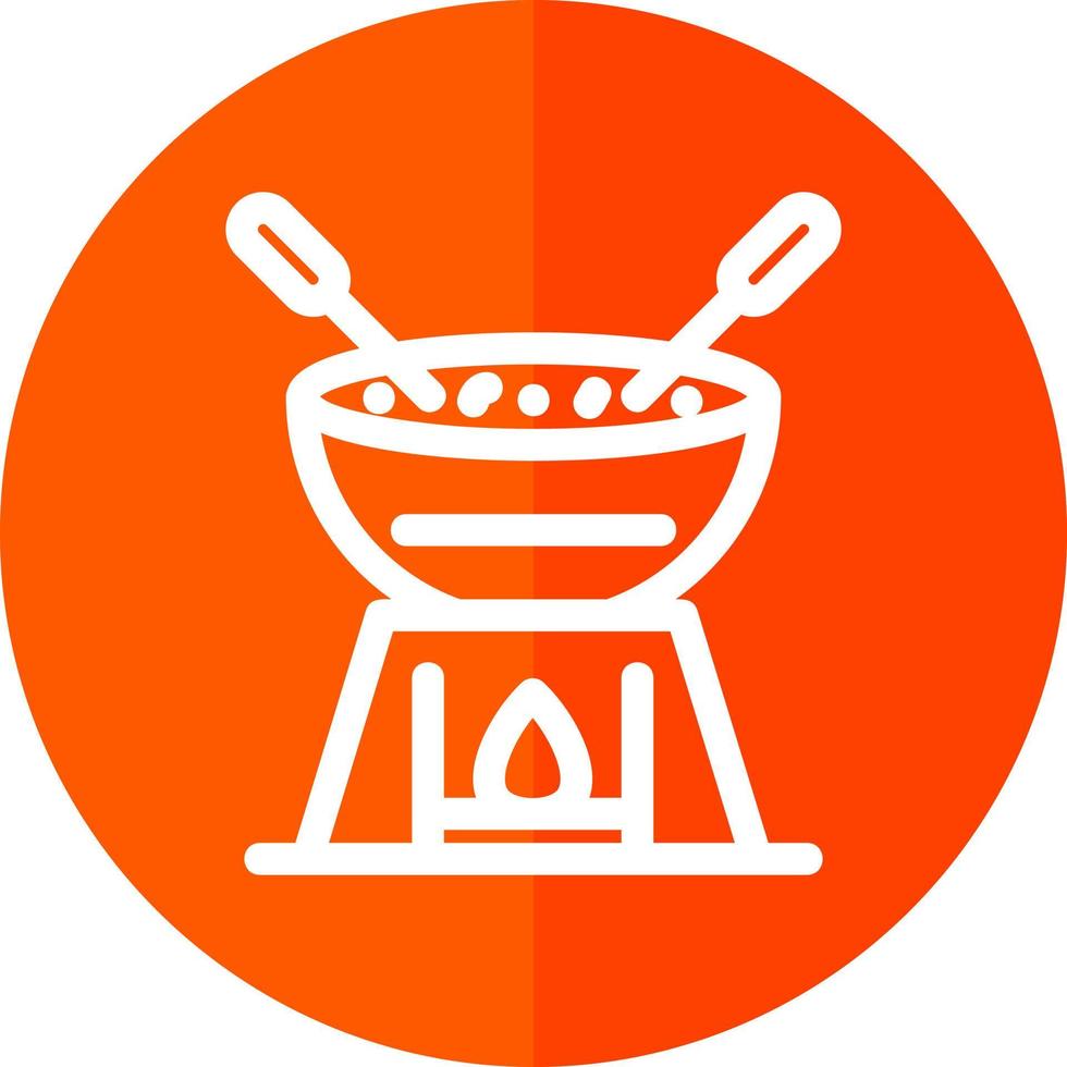 diseño de icono de vector de fondue