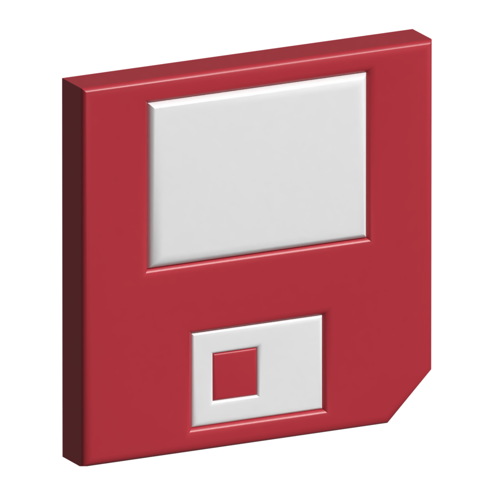 floppy schijf icoon 3d png