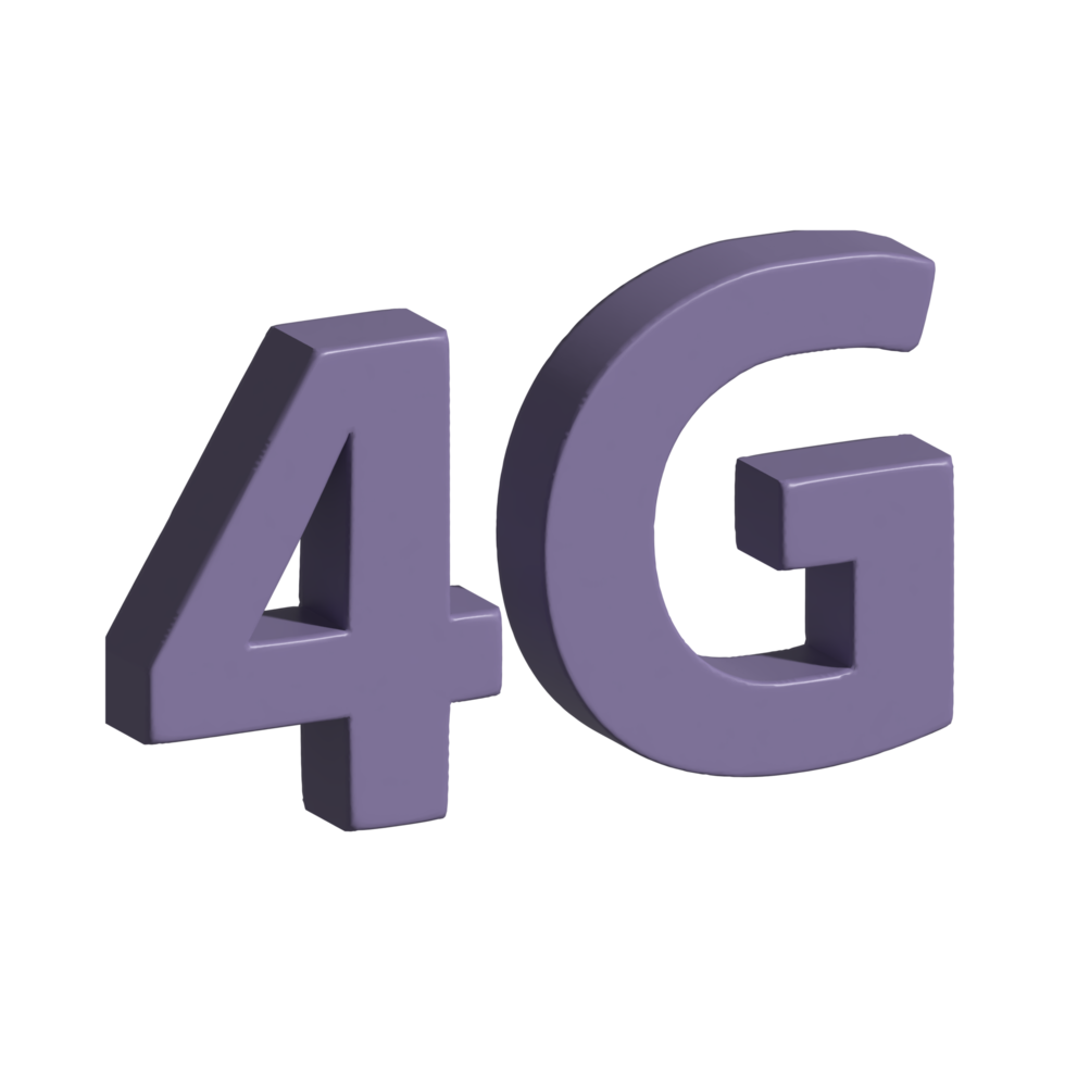 3d icono de 4g png