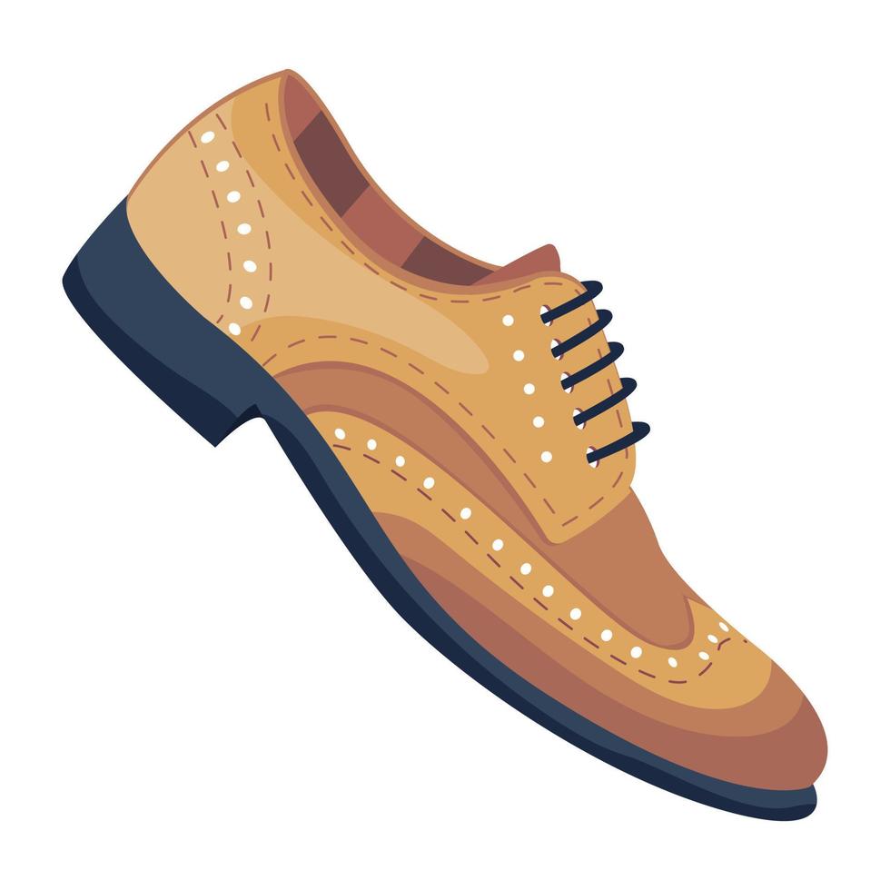 Trendy Derby Shoe vector