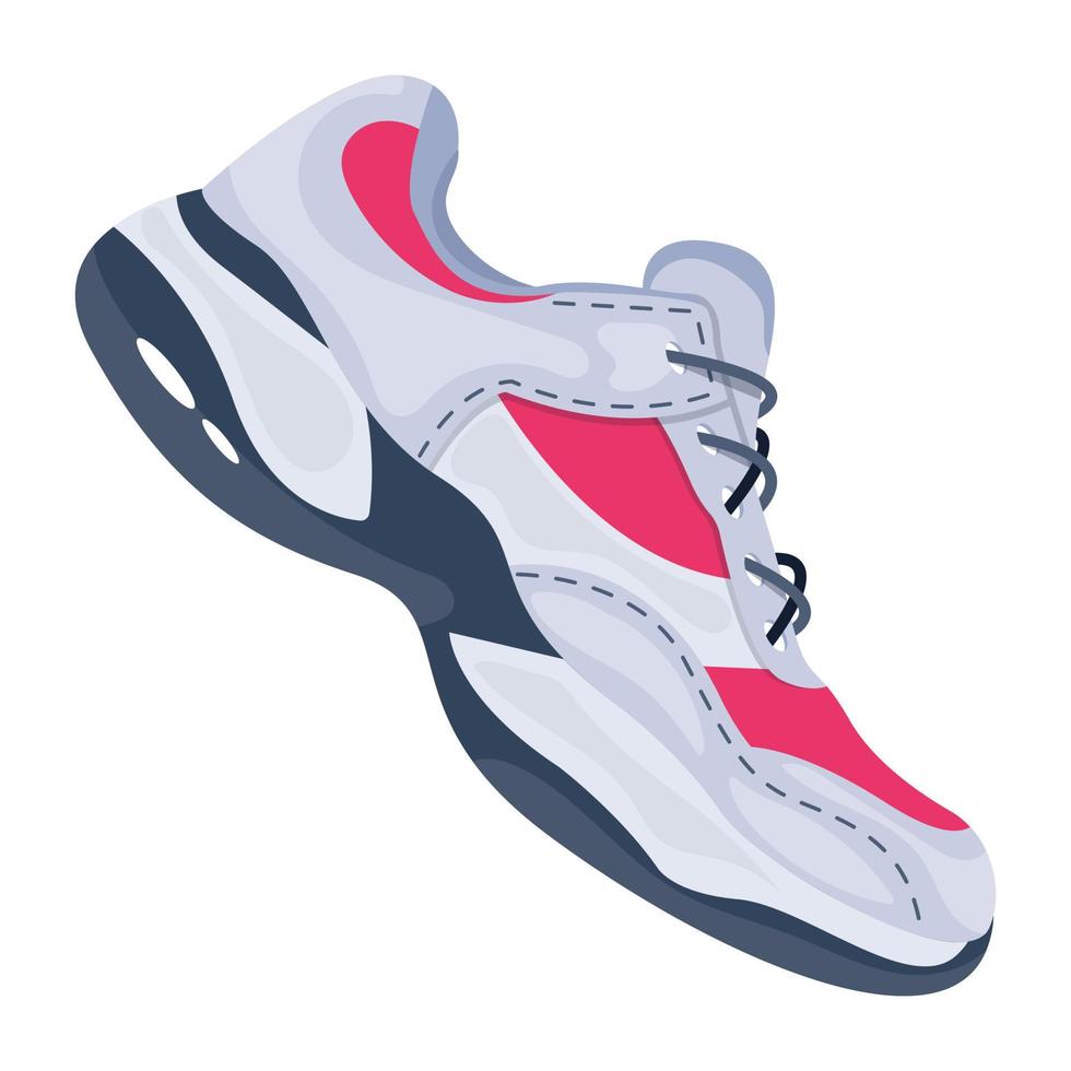 Trendy Running Boot vector