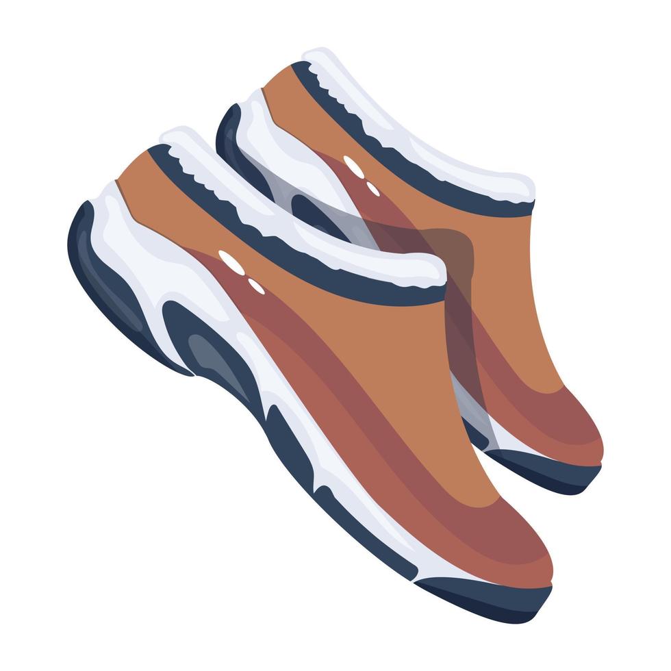 Trendy Clogs Concepts vector