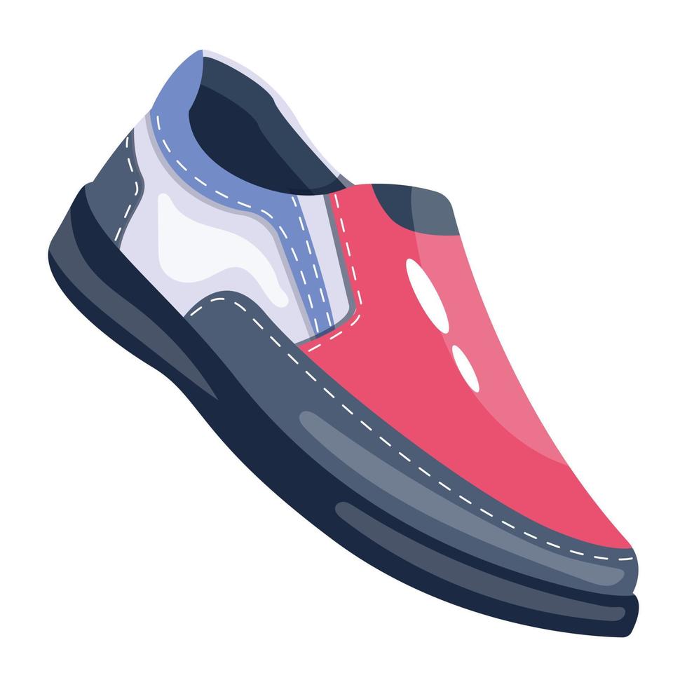 Trendy Sneaker Shoe vector