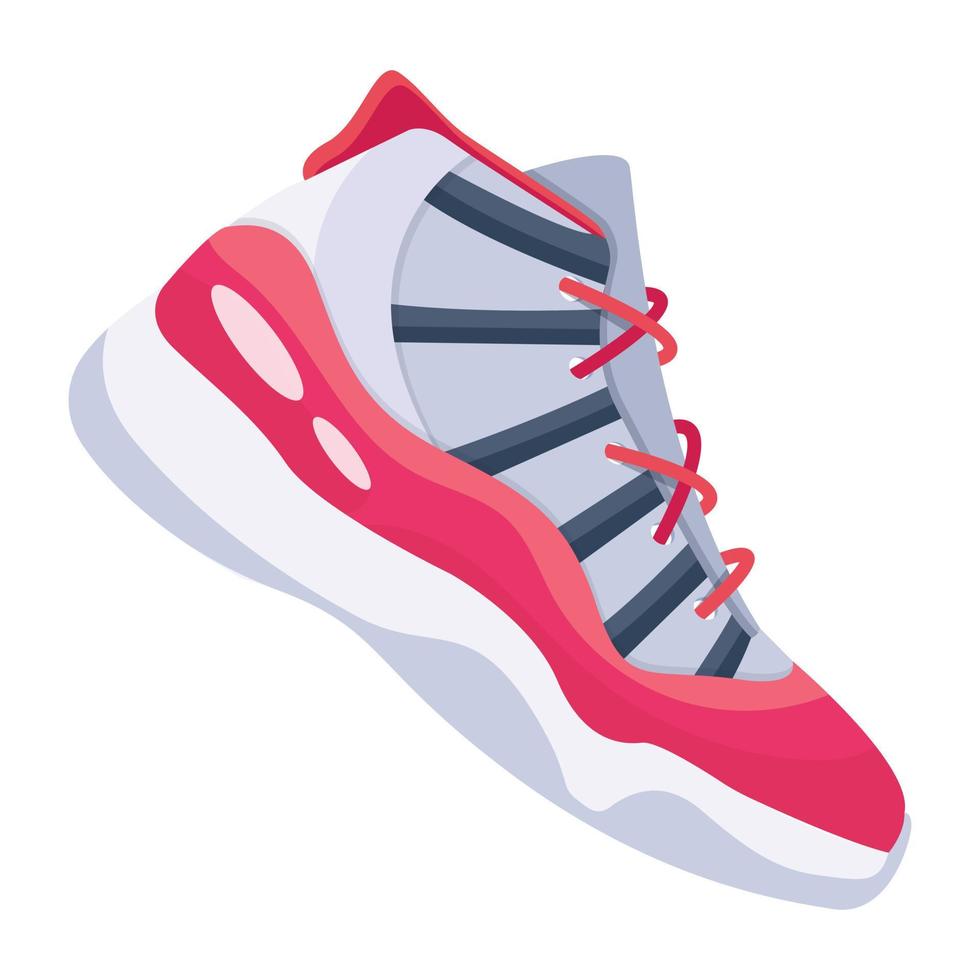 Trendy Gym Shoe vector