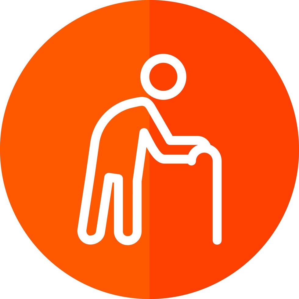 Old Man Vector Icon Design