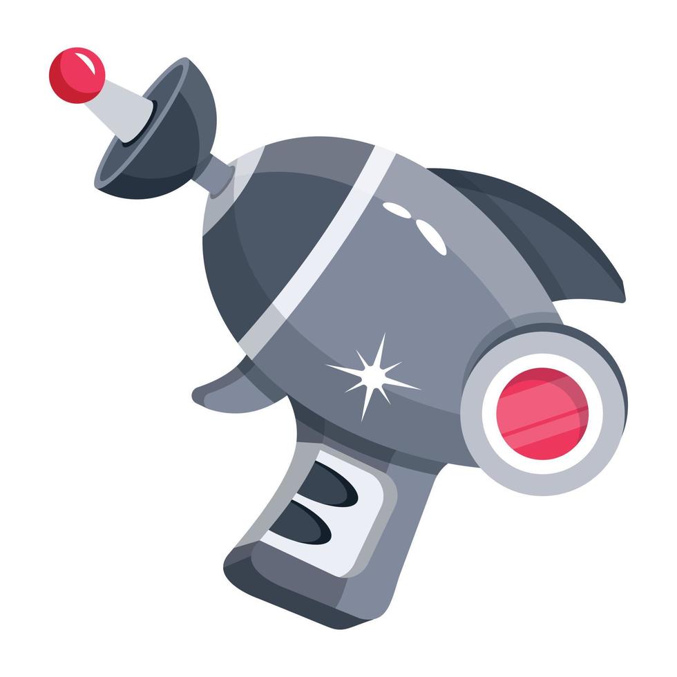 Trendy Space Weapon vector