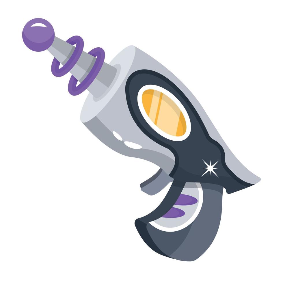 Trendy Ray Gun vector