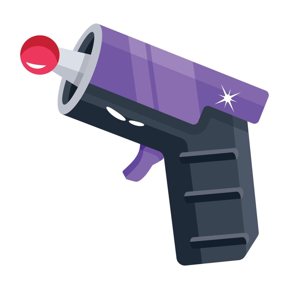 Trendy Alien Gun vector