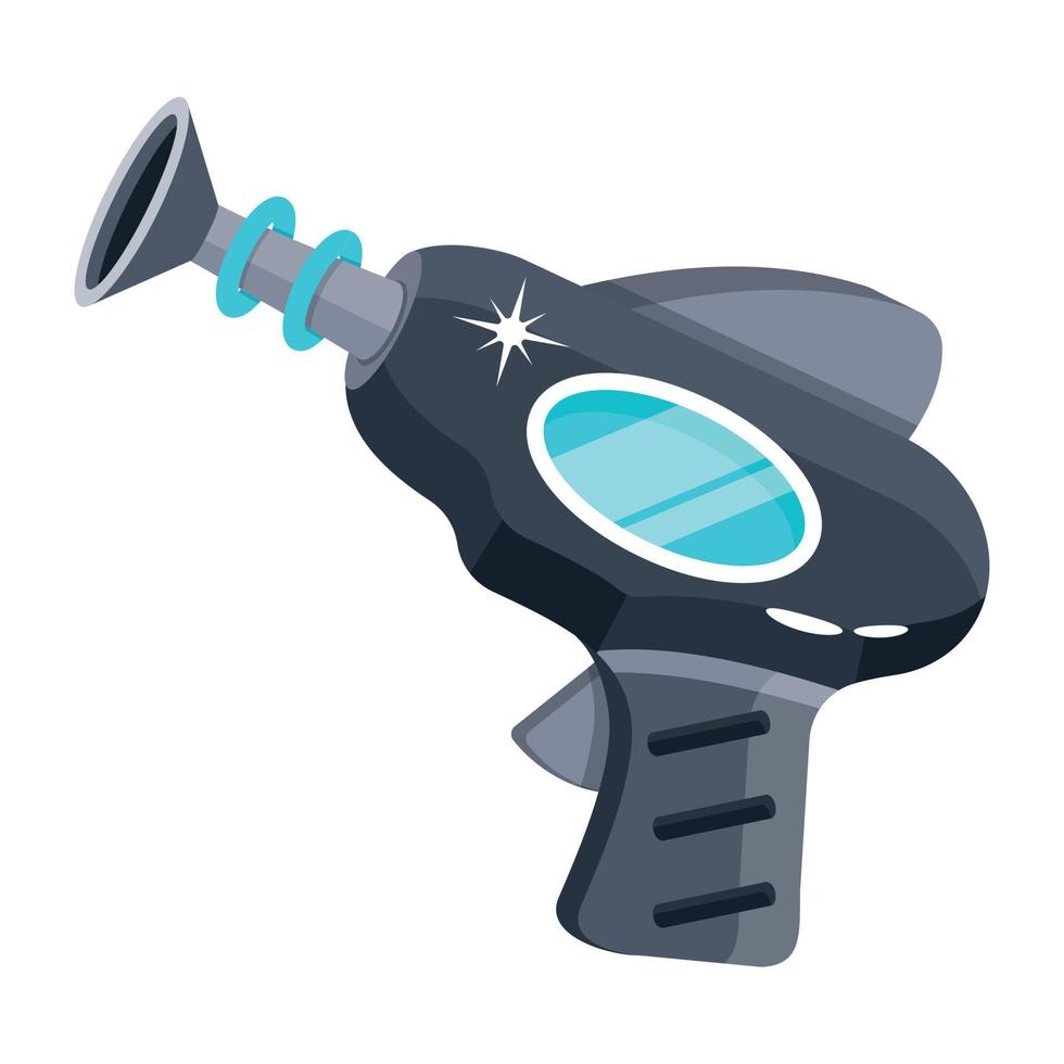 Trendy Alien Gun vector