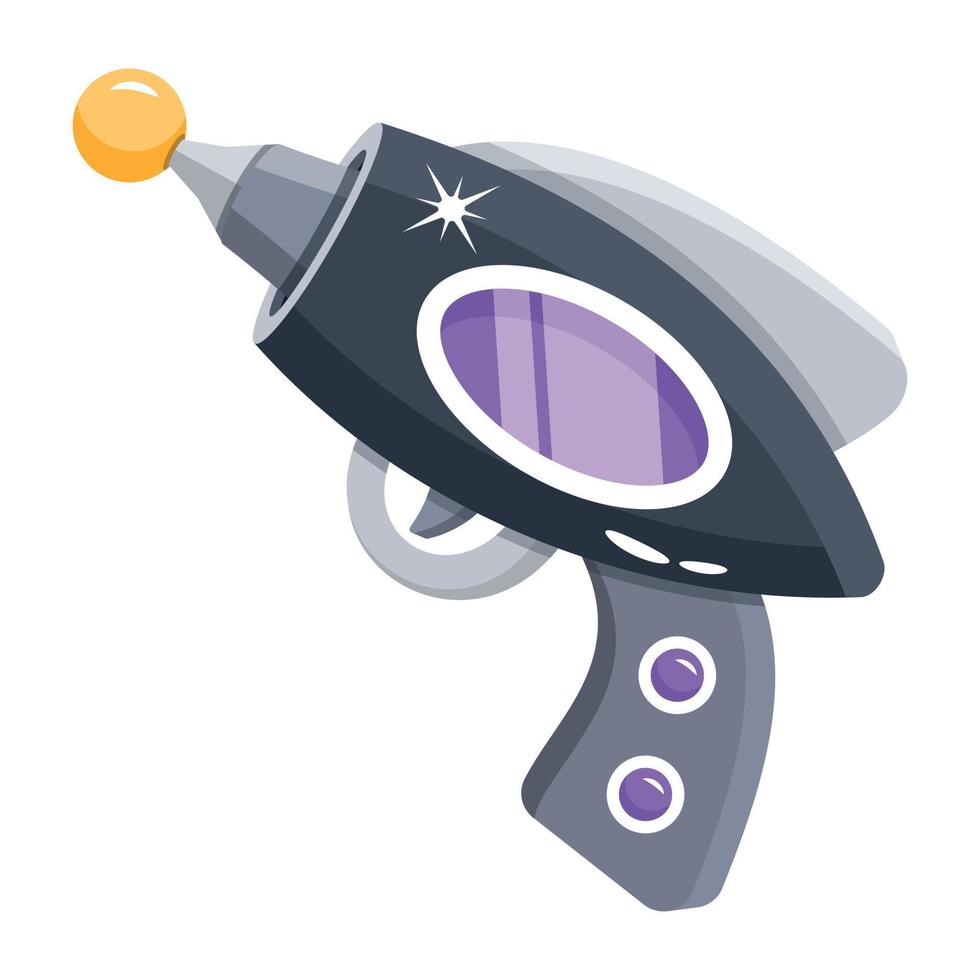 Trendy Laser Weapon vector