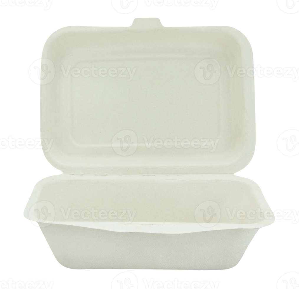 blanco caja de cartón para comida aislado. png