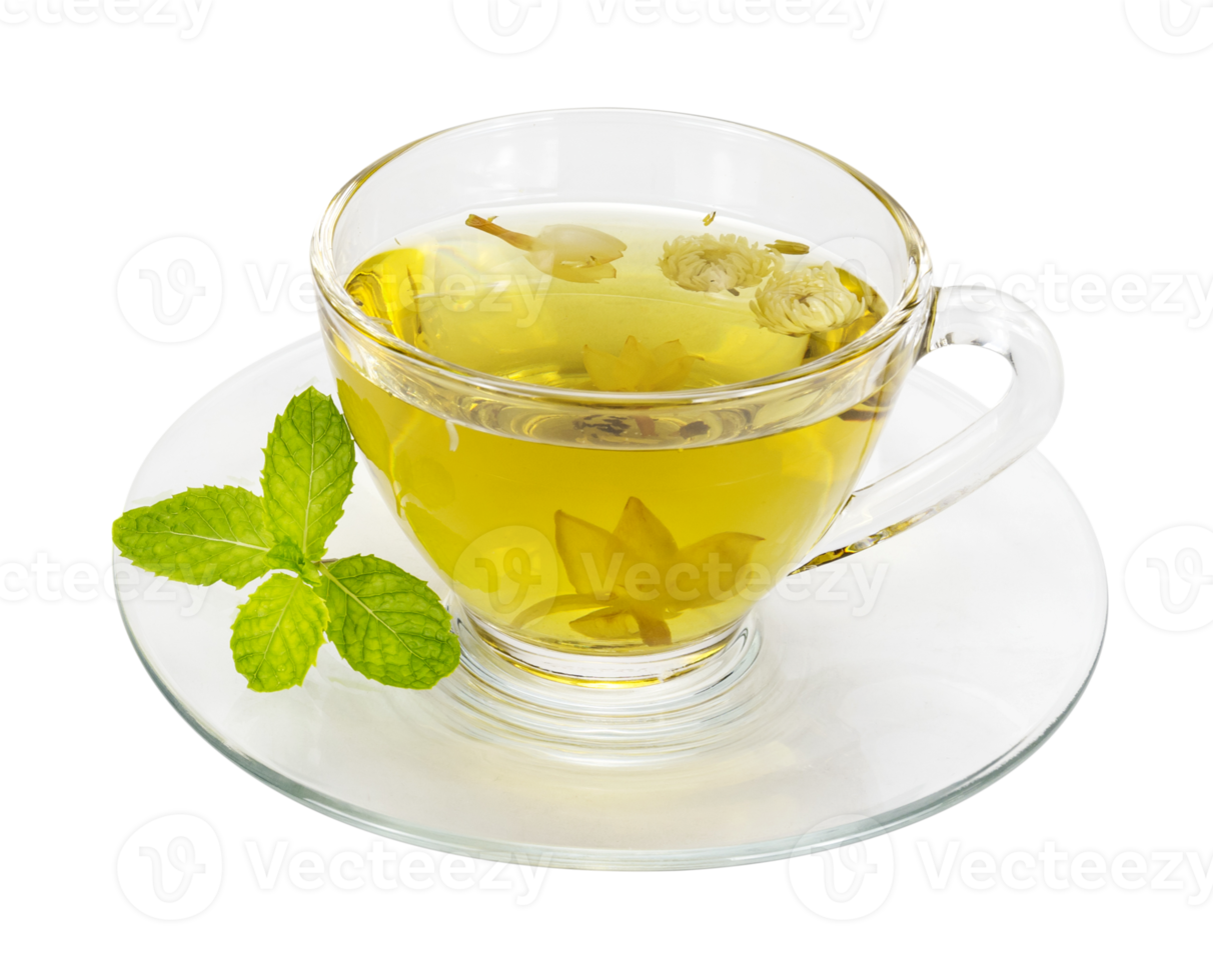 Chrysanthemum tea in a glass isolated 20482048 PNG