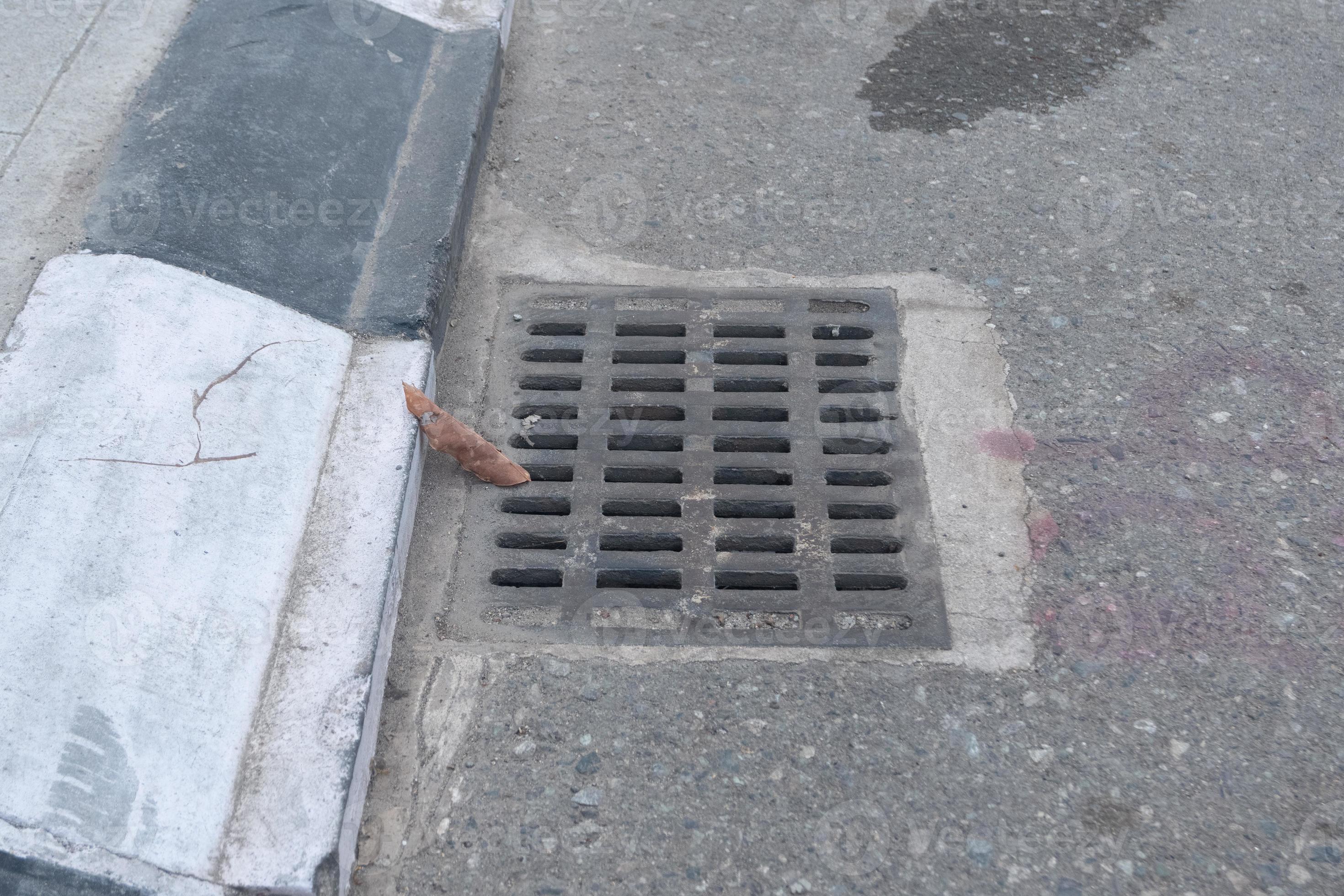cover drains on the side of the road so that garbage does not get