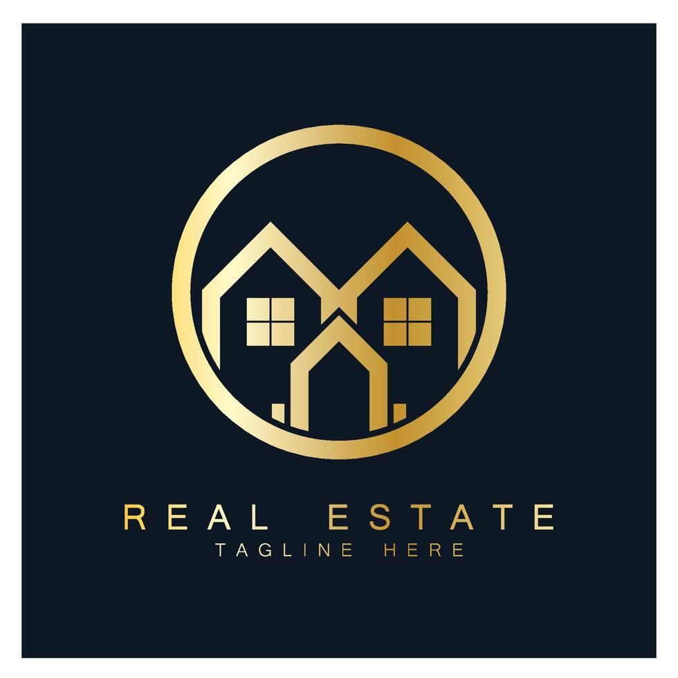 Real Estate Business Logo vector illustration design