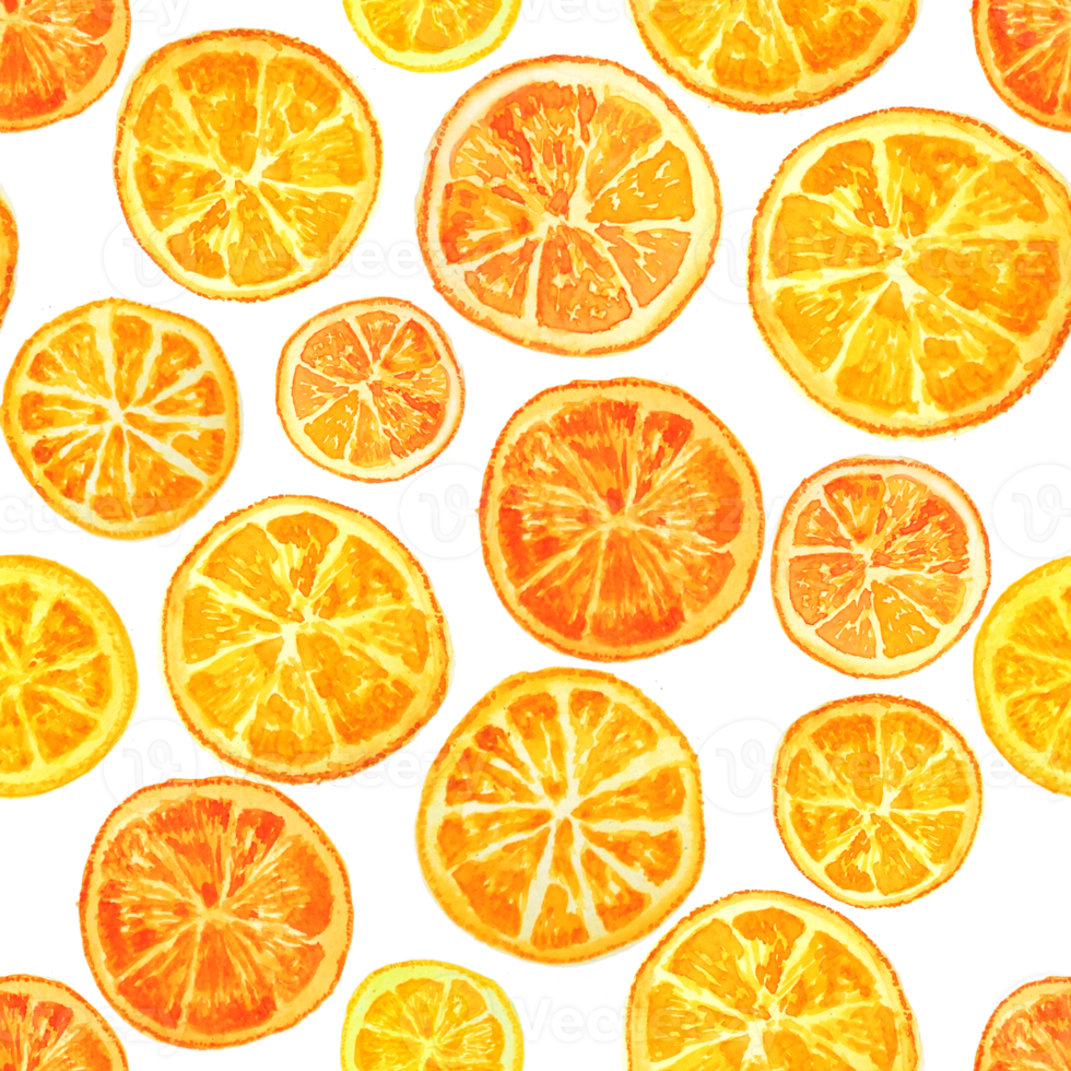 Orange Aquarell Gemälde nahtlos Hintergrund png