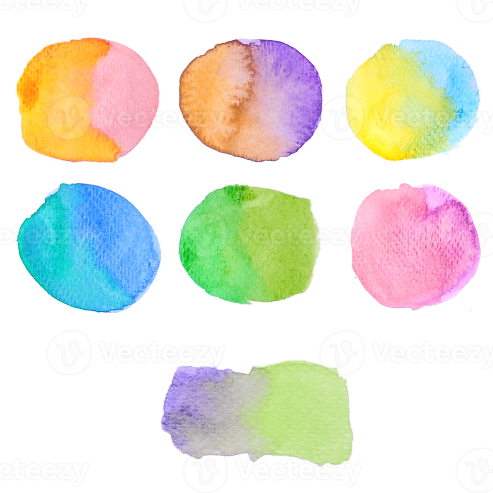 Watercolor Stain Circle png