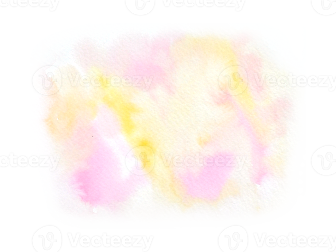 Pink and Yellow Watercolor background png