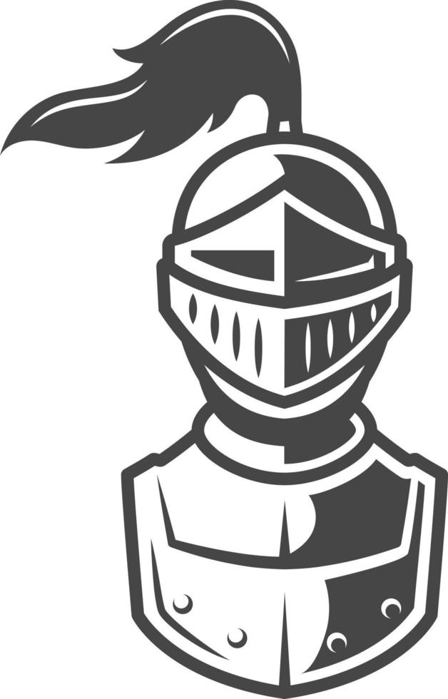 knight in armor in eps vector