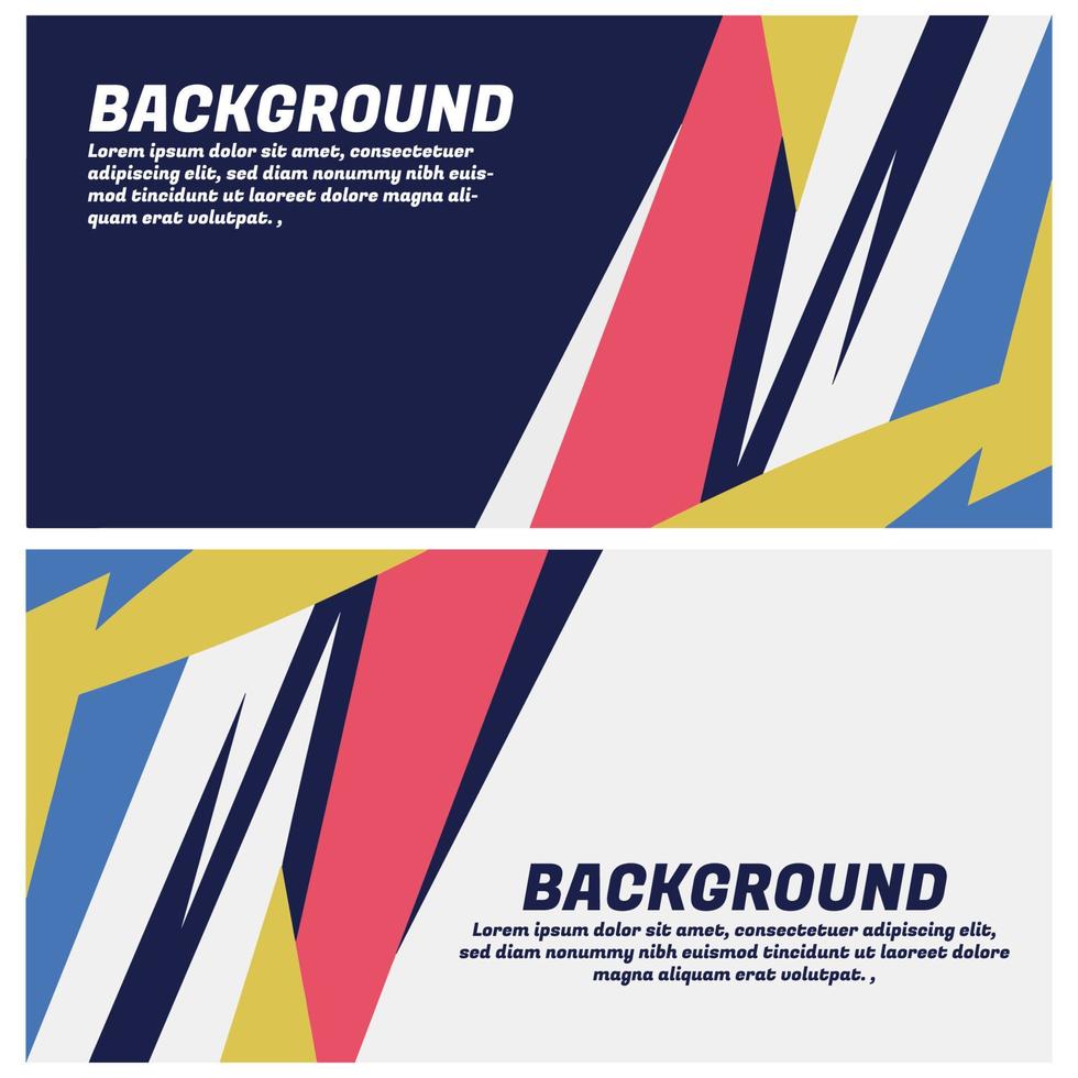Abstract geometric banner design. Suitable for banner, background, poster, flyer, wallpaper, etc. vector