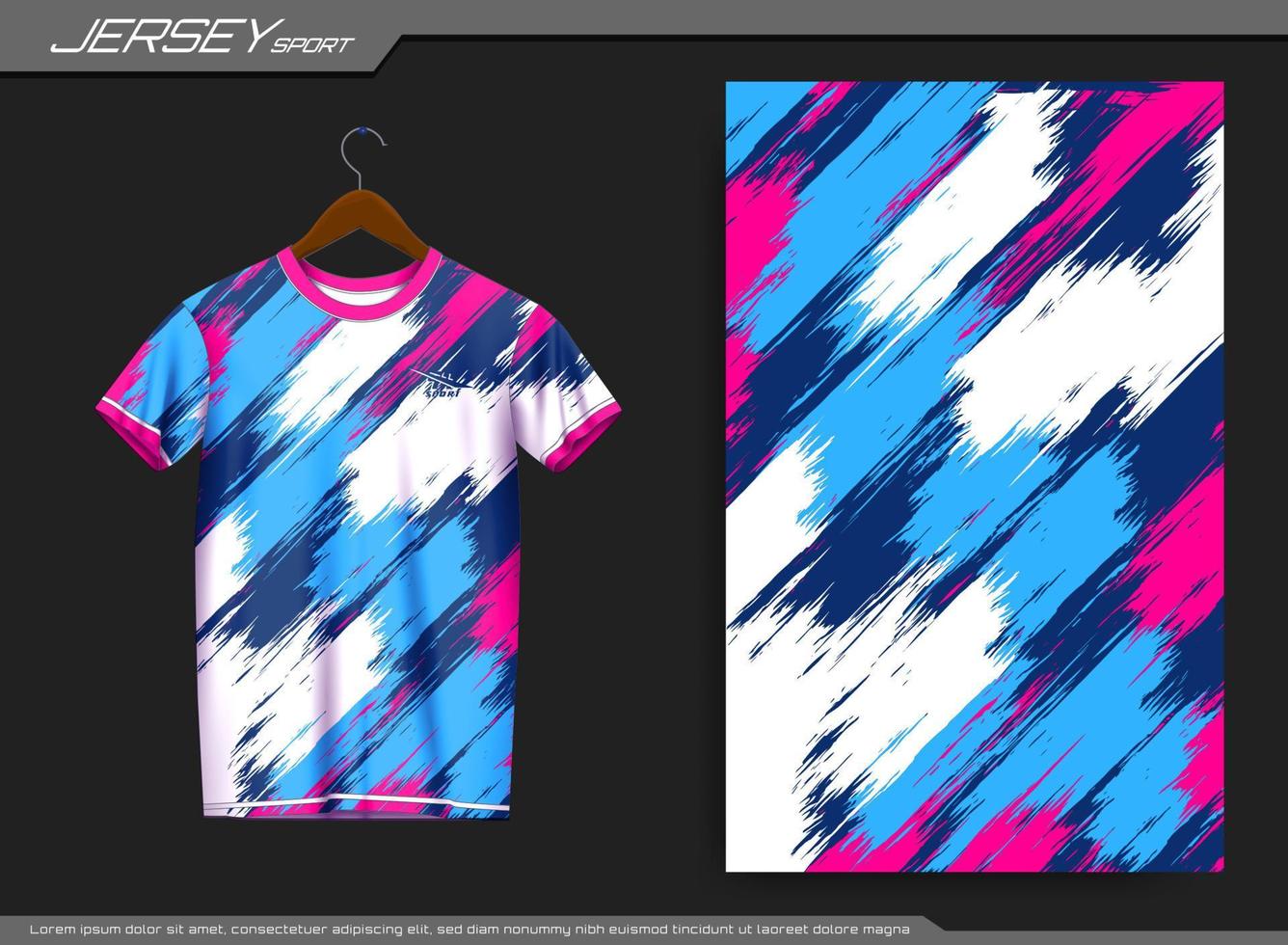 Jersey sports t-shirt. Soccer jersey mockup for soccer club. Suitable for jersey, background, poster, etc. vector