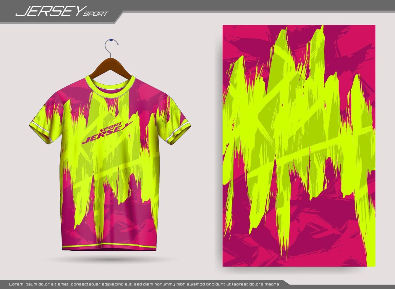 Jersey sports t-shirt. Soccer jersey mockup for soccer club. Suitable for jersey, background, poster, etc. vector