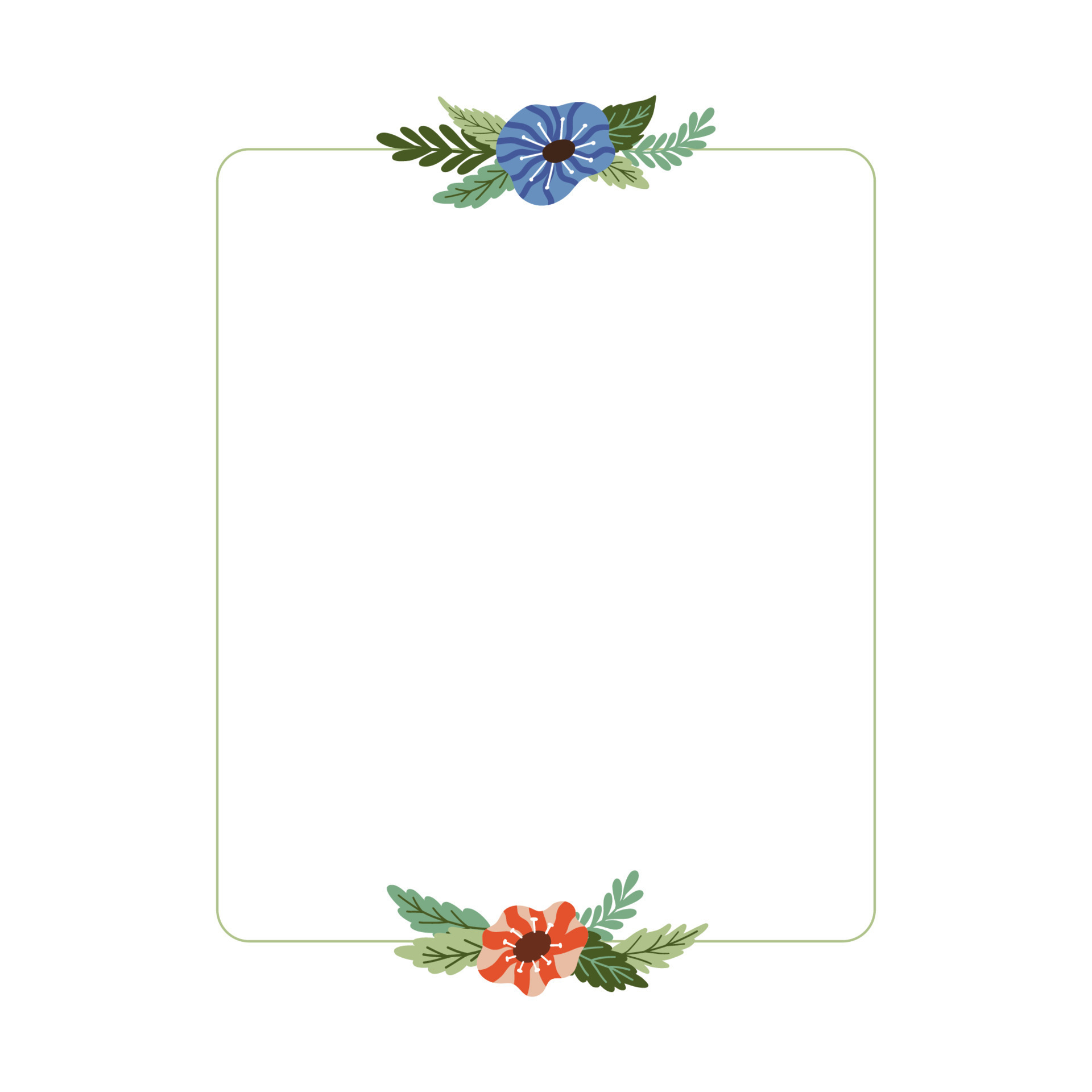 page borders for microsoft word floral