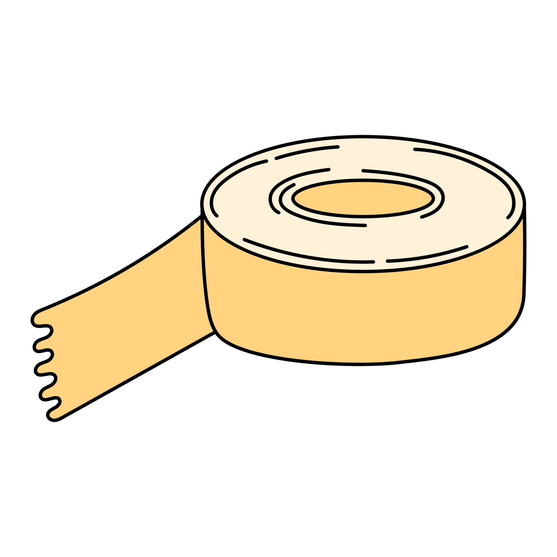 Hand Drawn Duct Tape Or Sticky Tape 20484307 Vector Art at Vecteezy