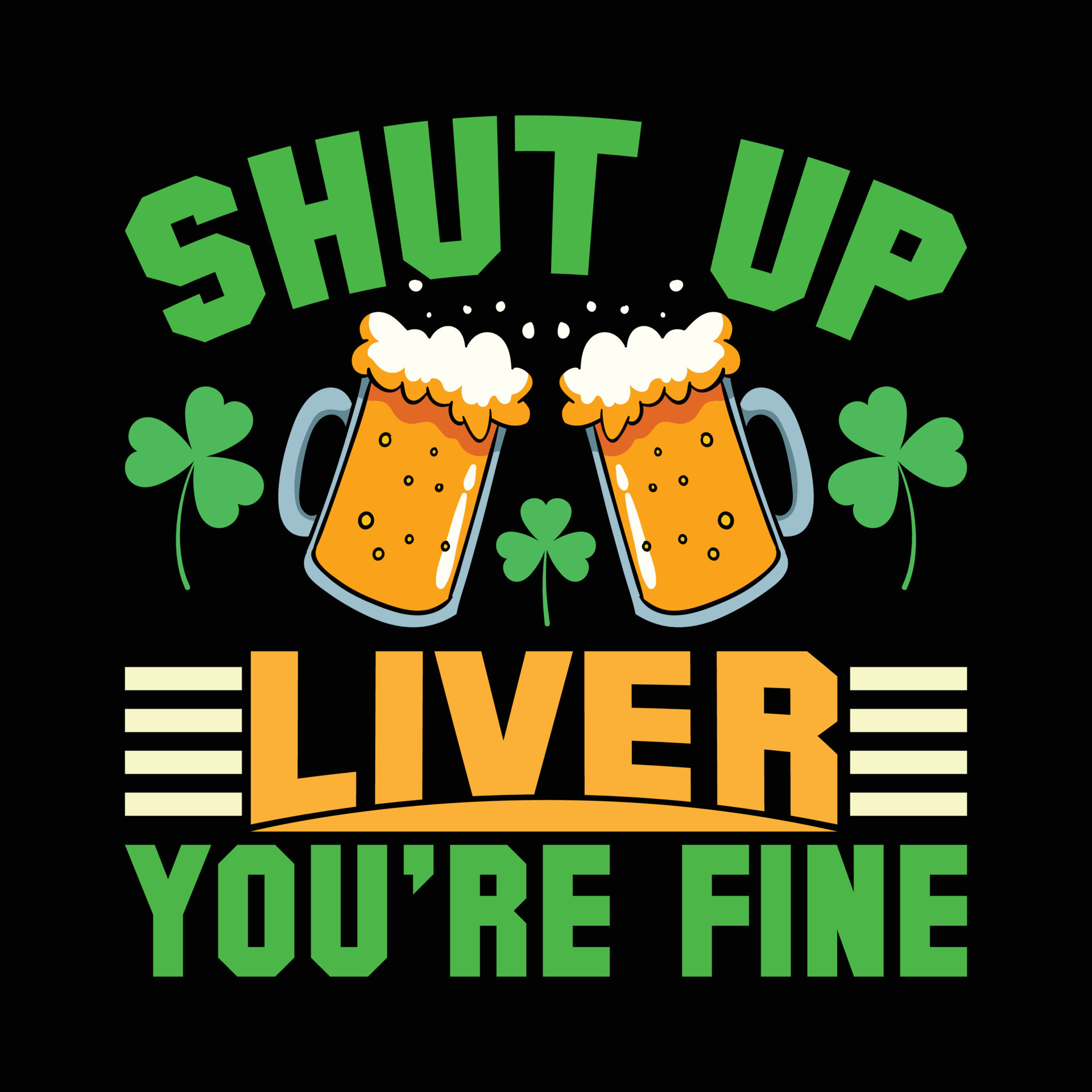 Shut Up Liver You're Fine - Tea Towel - Default Title - Lone Star Art