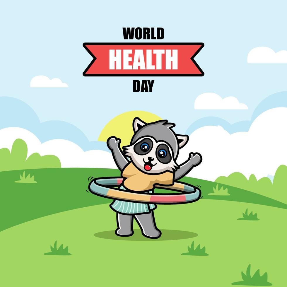 World Health Day Illustration vector