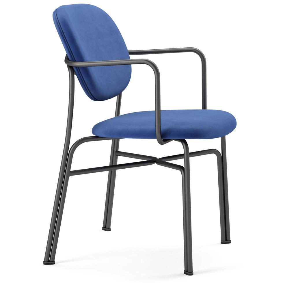 3d rendering modern armchair model isolated on white background