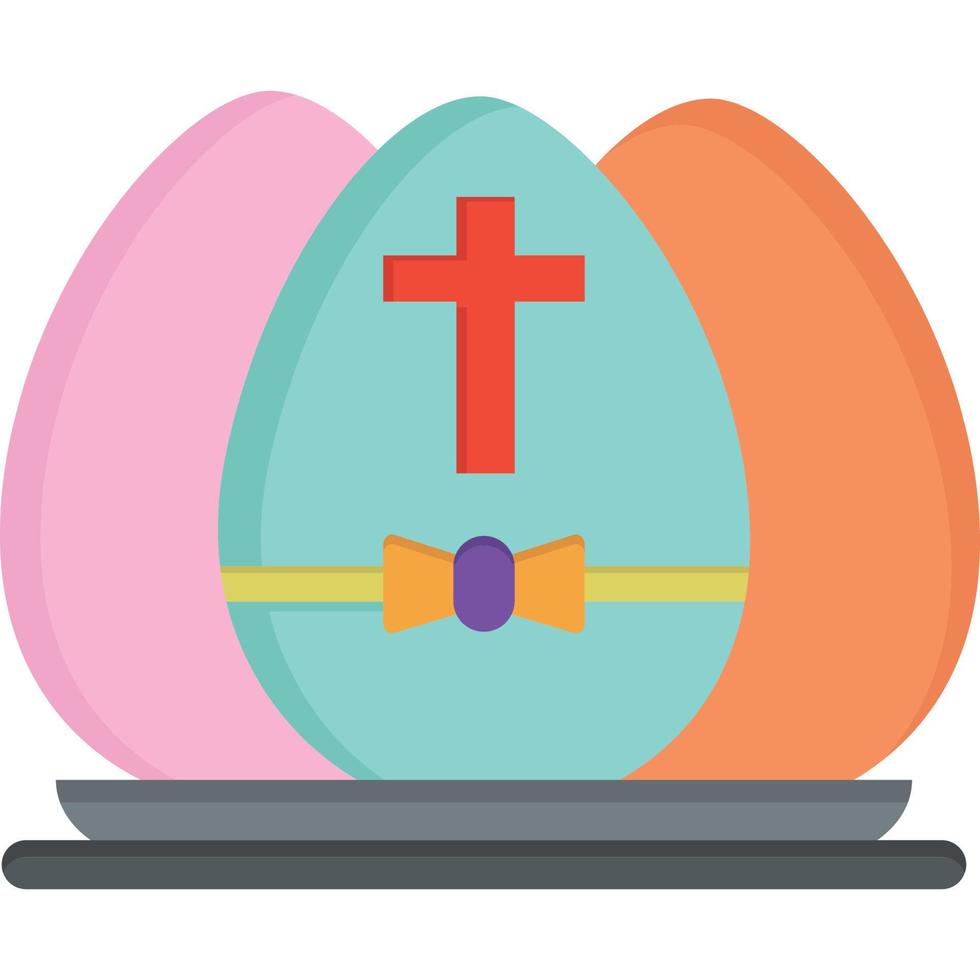 Pascua de Resurrección huevos cuales lata fácilmente editar o modificar vector