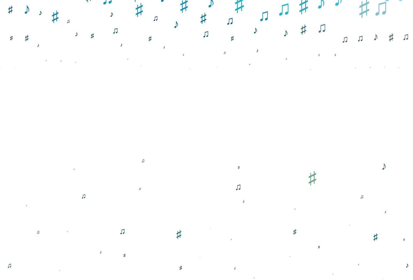 Light Blue, Yellow vector texture with musical notes. 20486718 Vector