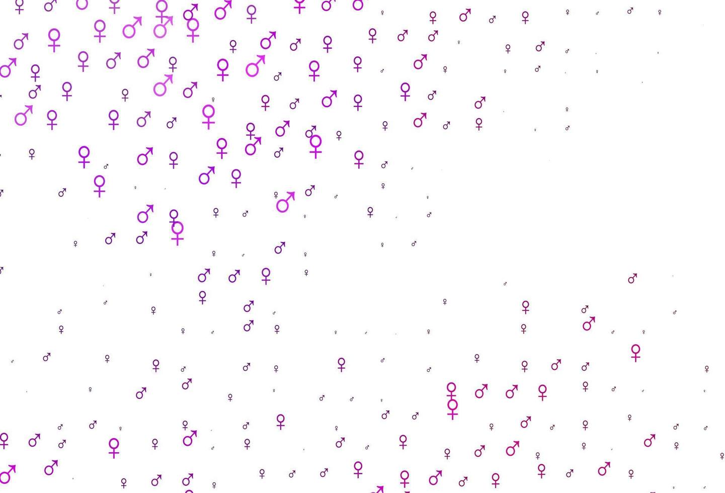 ligero púrpura vector antecedentes con género simbolos