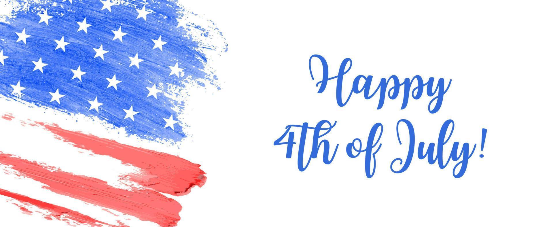 Independence day banner vector